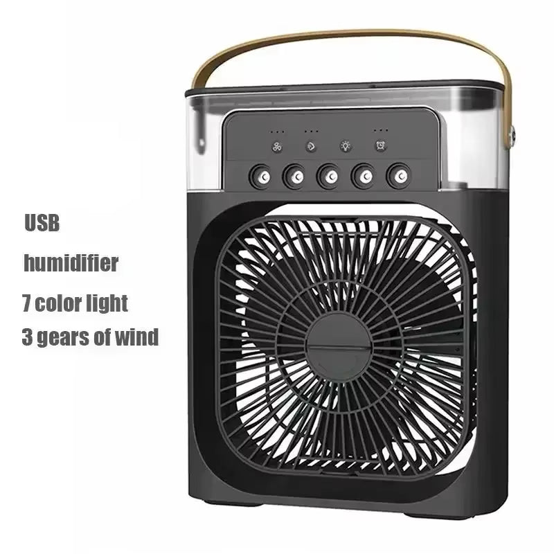 Humiflash Portable Air Cooler & Humidifier 3-in-1 with LED Light