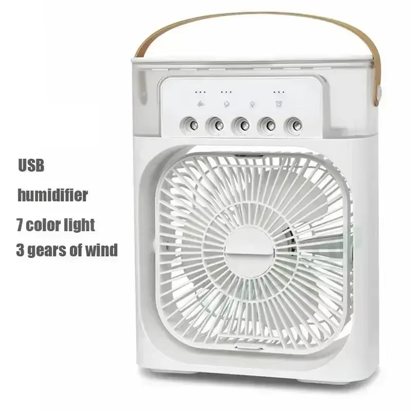 Humiflash Portable Air Cooler & Humidifier 3-in-1 with LED Light